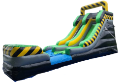 15ft Caution Water Slide